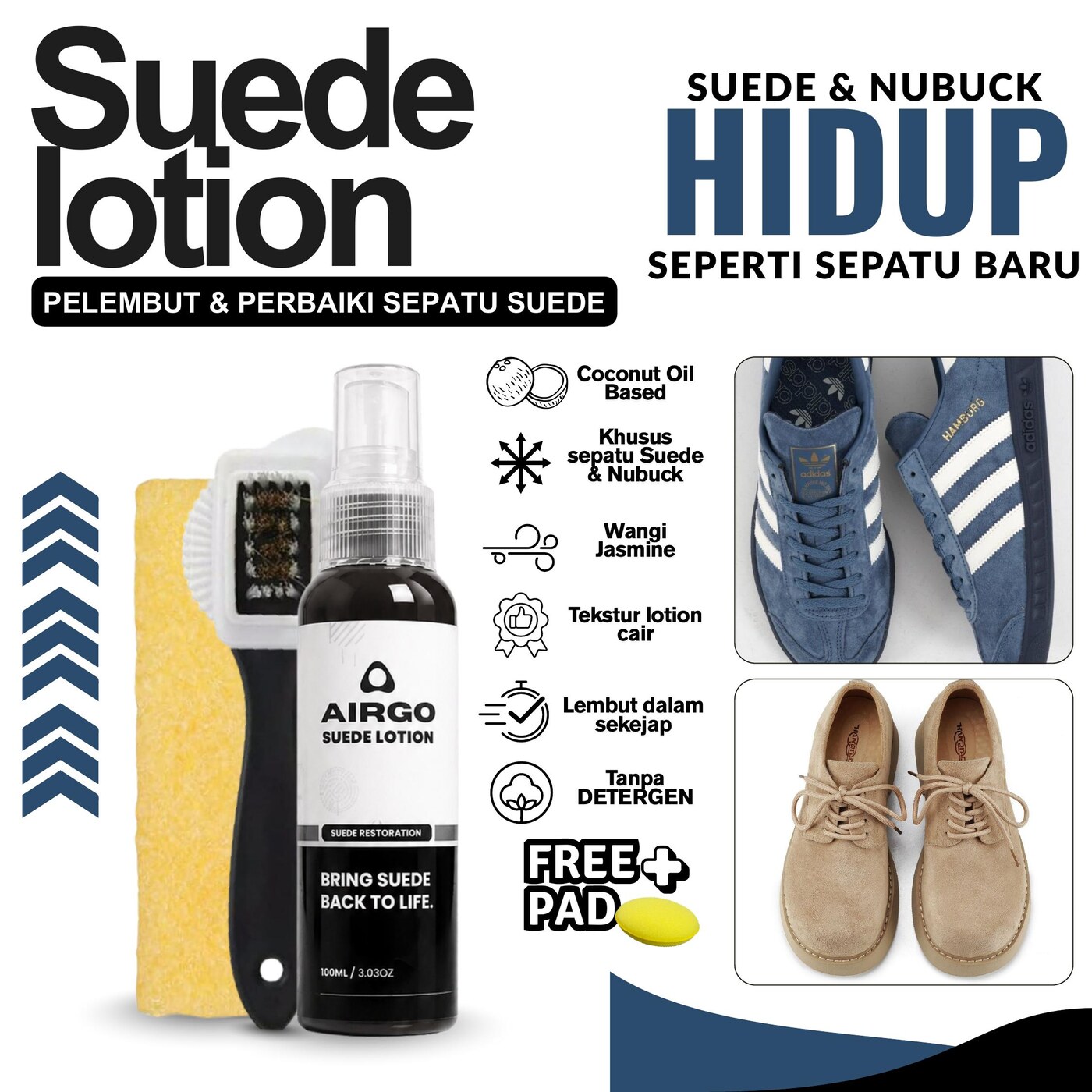 Airgo Suede Lotion