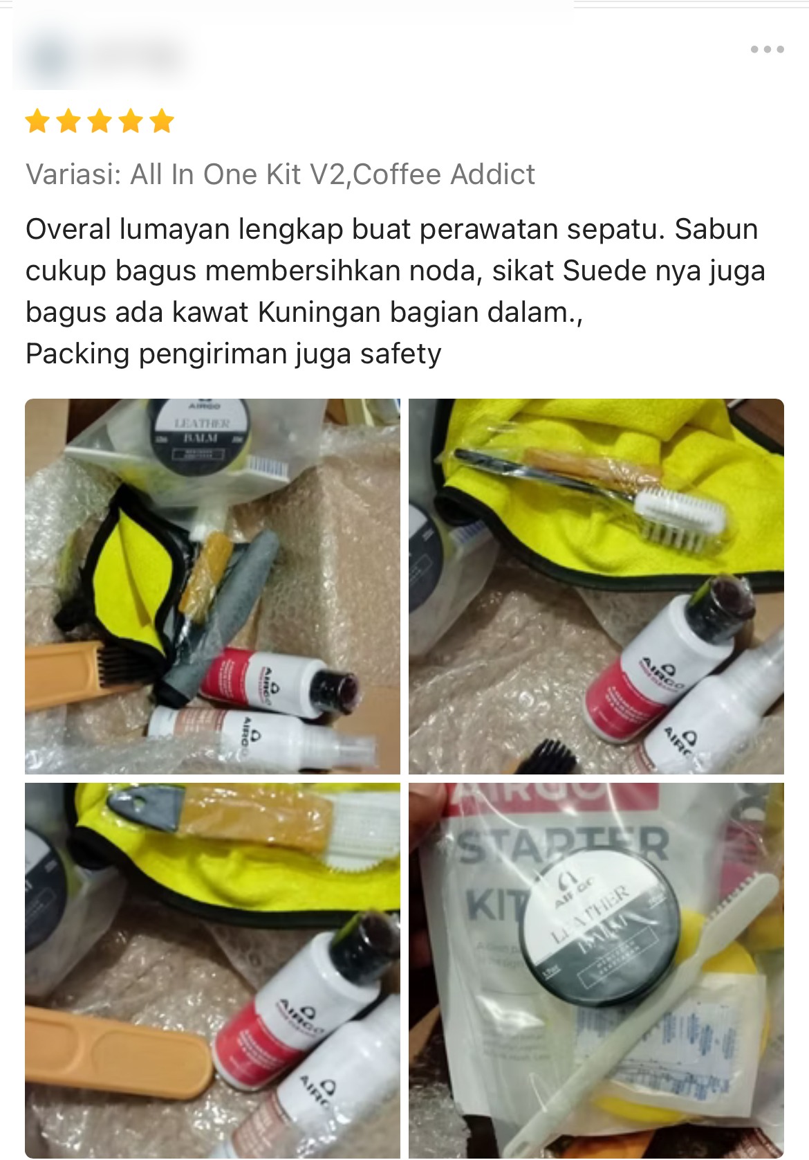 Ulasan pelanggan Airgo — All In One Kit