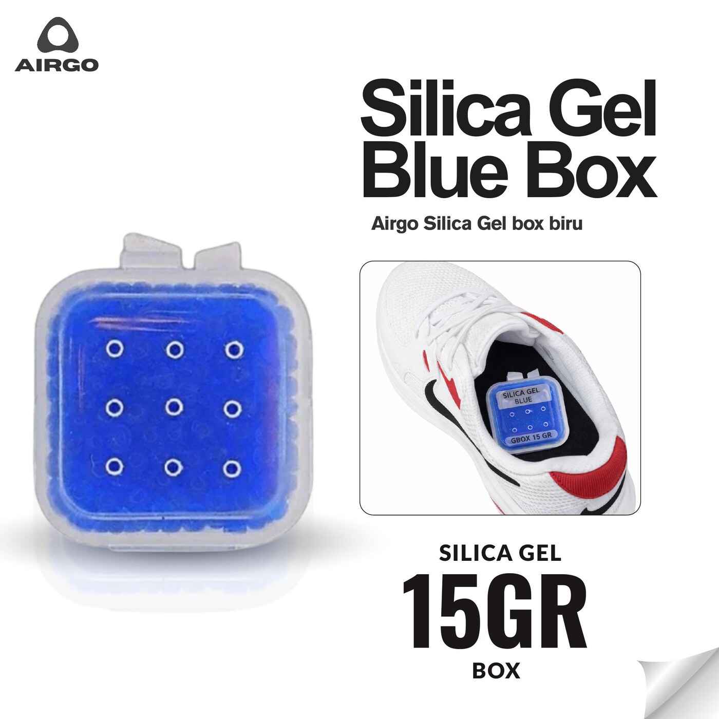 Airgo Silica Gel Blue