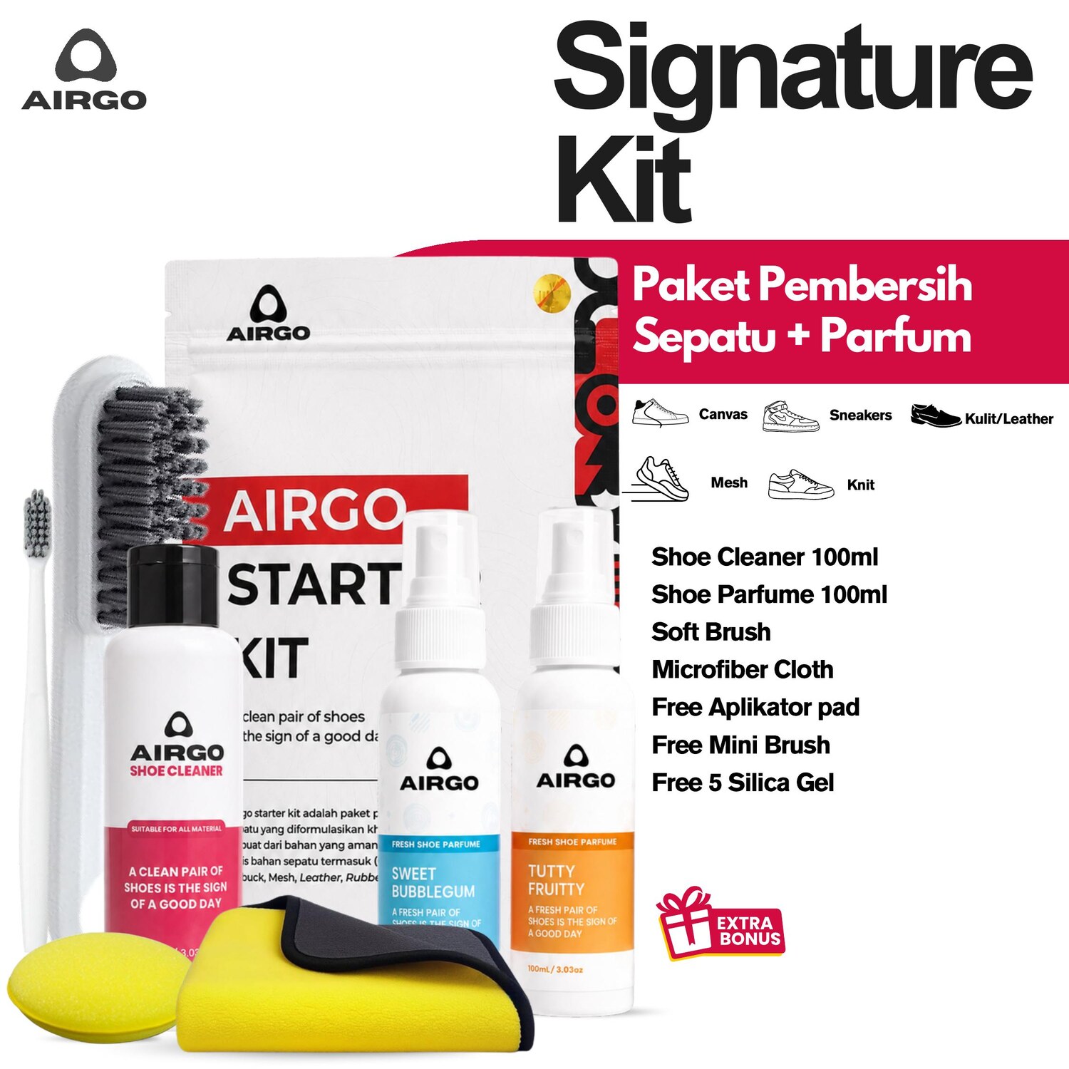 Signature Kit — Paket Pembersih Sepatu + Parfum